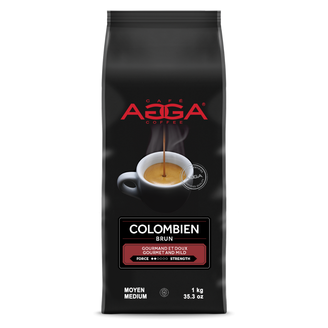 Colombien Excelso 1000 g - Grains Bruns