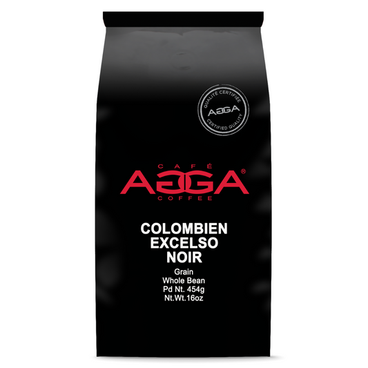colombien excelso noir grain whole bean 454g
