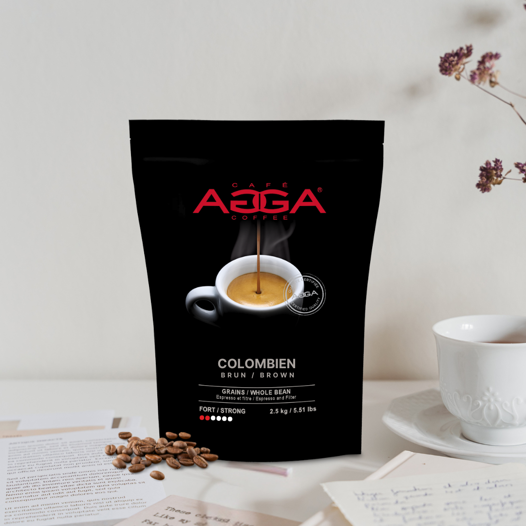 Colombien Excelso 2500 g - Grains Bruns
